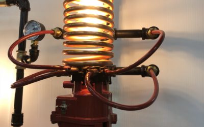 INDUSTRIAL LIGHTING at its finest! Look closely at the fabulous details of these one of a kind pieces!